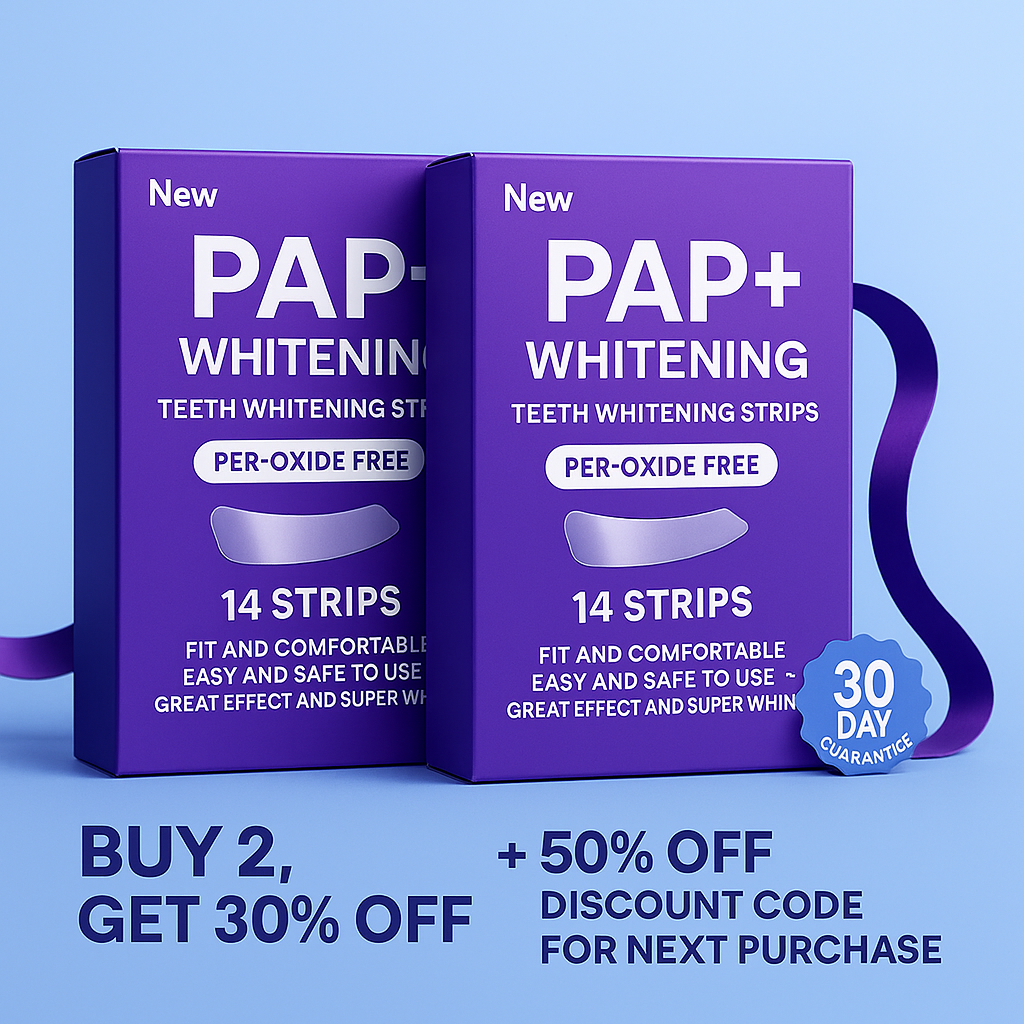 Purple Teeth Whitening Strips