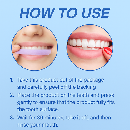Purple Teeth Whitening Strips